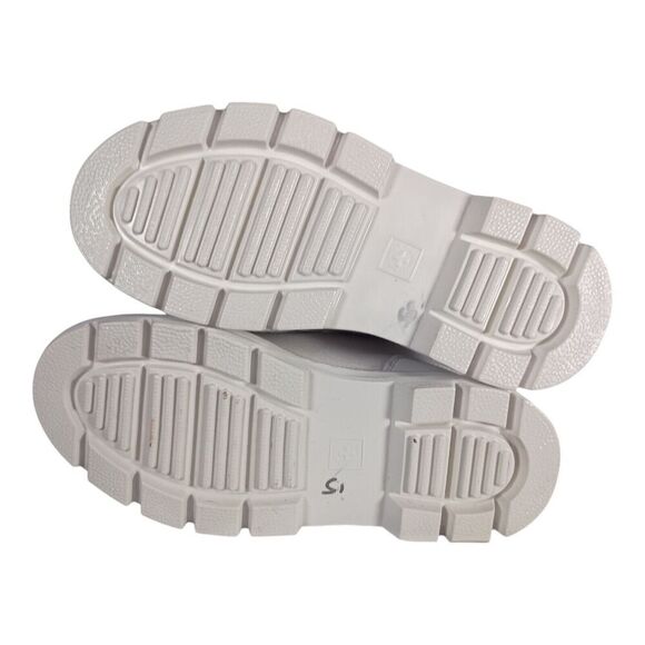 Dr. Martens Combs Boots Ankle Nylon Lace Up White Women’s 7 - Picture 10 of 12